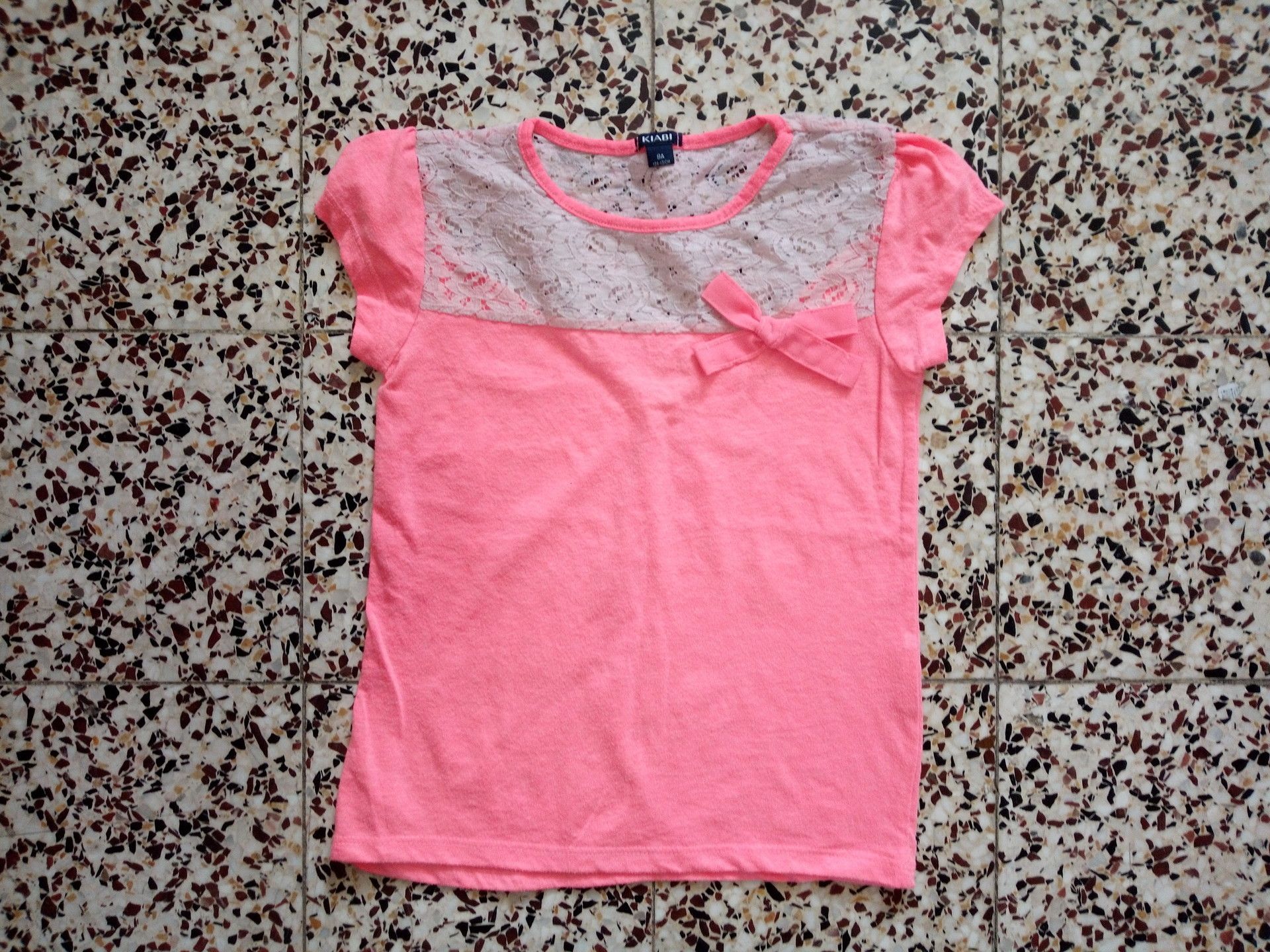 Tenue Fille Next - Taille 8 Ans - Occasion Très Bon État - Manches Courtes, Noir